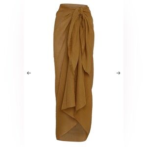 Monday Swimwear Textured Husk Maxi Skirt